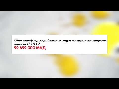 Tv Tera Ritamot na gradot   Izvestaj za 51 kolo na loto 7 27 06 2024