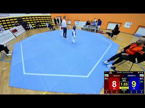 04.10.2025 - Georgi Grudev vs Svetoslav Ivanov, Olympic Taekwondo Talents 2025, Bulgaria. FM 1