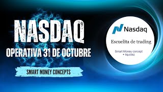 Operativa Nasdaq 100 (MNQ DEC24) del 31 de Octubre 2024.