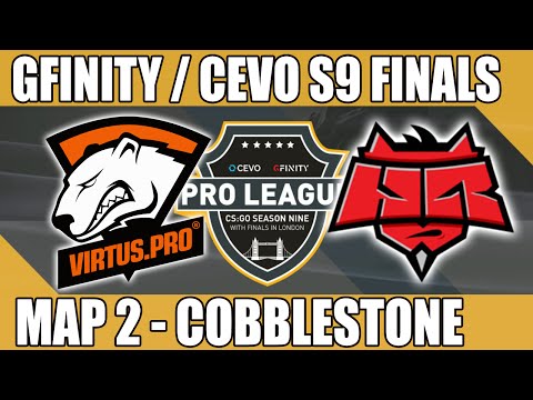 Virtus.Pro vs HellRaisers | Map 2 (Cobblestone) Gfinity/CEVO Season 9 Finals in London (29.04.2016)