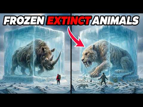 7 Frozen Extinct Animals of ICE AGE