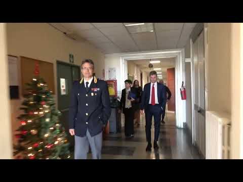 Il capo della Polizia Vittorio Pisani in visita alla Questura di Genova