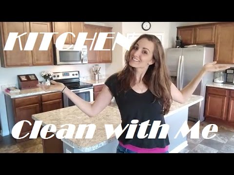 KITCHEN SPEED CLEANING / CLEAN WITH ME / POWER HALF HOUR/ SAHM Video