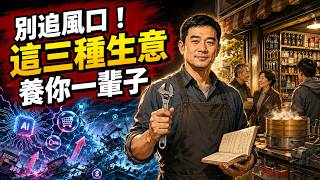 真正能養你一輩子的，不是風口，而是這三種生意｜財經｜經濟｜金融｜投資｜理財｜財富｜商業｜商業思維｜創業｜錢｜搞錢｜幹貨分享