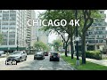 Driving Chicago 4K HDR The North Shore Billionaires Millionaires Lake Shore Mansions