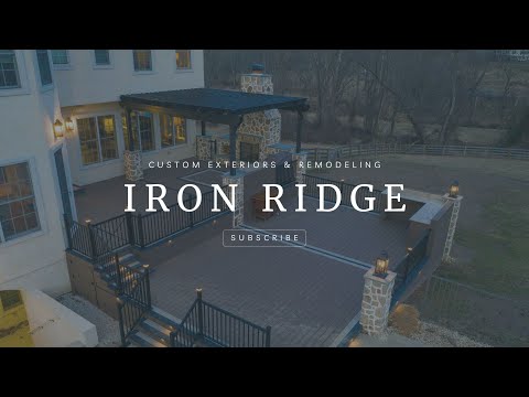 Luxury Custom Deck in West Grove, PA | Steel Framing, Khaya Decking, Stone Fireplace & Pergola