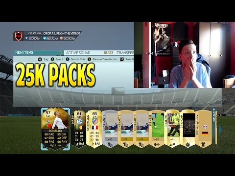 IF RONALDO AND IF MESSI! - 10X25K PACKS! (FIFA 16 PACK OPENING)