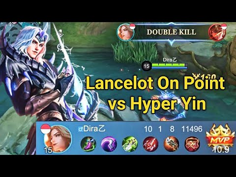 Lancelot vs Yin Hyper | Lock Mage & Marksman | Build Top Global