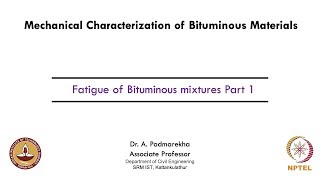 Fatigue of Bituminous mixtures Part 1