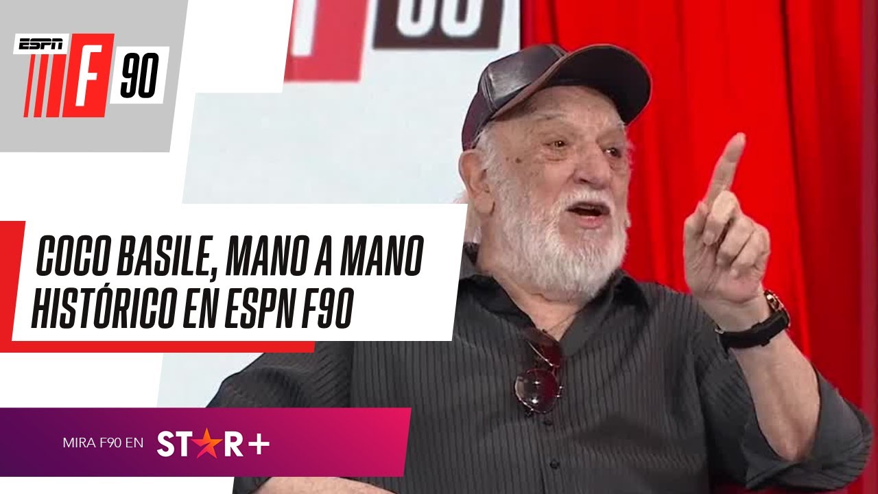 "PELÉ, MARADONA Y MESSI SON LOS 3 MÁS GRANDES": el MANO A MANO COMPLETO con COCO BASILE en #ESPNF90