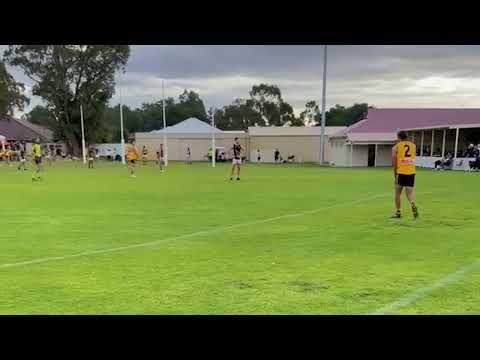 Gavin Munt Kicks An Incredible Sealer To Keep Swan Athletic's Chances Of Staying In B Grade Alive