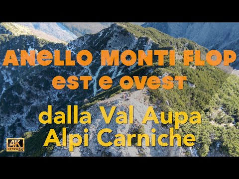 139 Monti Flop Est e Ovest (4K) due facili cime con uno scenario di montagne uniche e spettacolari