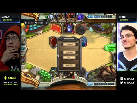Massan vs Ignite - Heroes of Cards #2 - Hearthstone