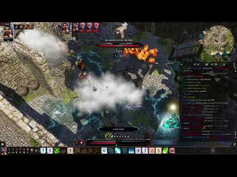 Divinity Original SIn 2 mage solo fire skeletons