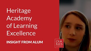 Heritage Academy of Learning Excellence, Alumnus Video Review from Shannon Hall