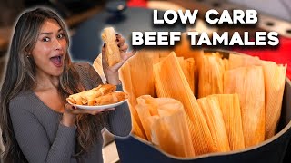 The BEST Beef Tamales - Low Carb, High Protein