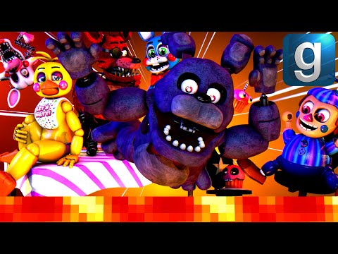 Gmod FNAF | Freddy And Friends But The Floor Is Lava!