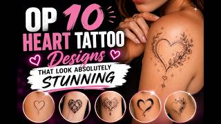 Top 10 Heart Tattoo Designs That Look Absolutely Stunning ❤️