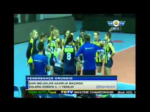 Fenerbahçe Grundig Volero Zürih İle Hazırlık Maçı Oynadı