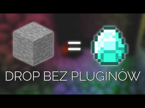 DROP ze STONE bez pluginów w Minecraft (1.13 i 1.14)!