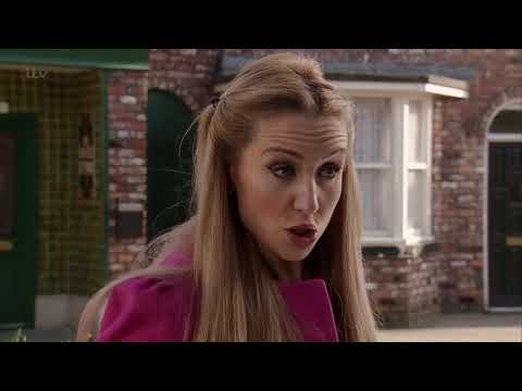 Coronation Street - Eva Slams a Cream Pastry in Maria's Face