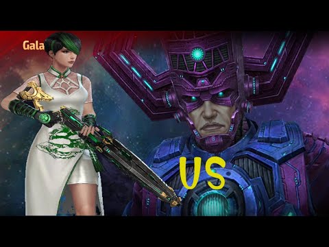 Shadow Shell vs Galactus, easy rotation, need to fix skill 6, Marvel Future Fight