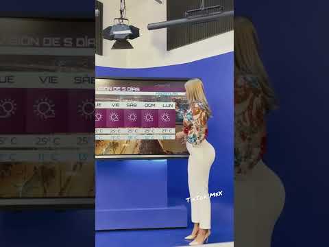 Simply Gorgeous Weather Girl With Amazing Body Shape  ❤️ 1080p