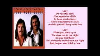 England Dan And John Ford Coley - Lady (+ lyrics 1976)