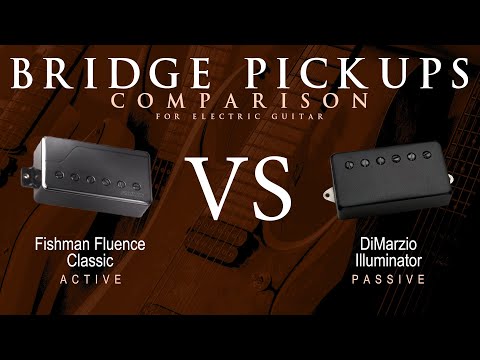 Fishman FLUENCE CLASSIC vs DiMarzio ILLUMINATOR - Bridge Guitar Pickup Comparison Tone Demo