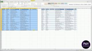 PAX TUTORIALS - Excel - SQL Datenbank - Teil II