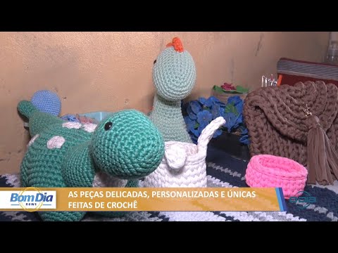 Artesã faz peças delicadas, personalizadas e únicas em crochê 11 02 2022