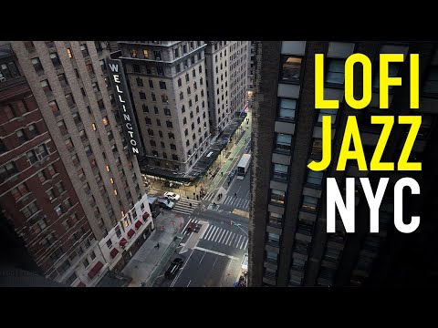 New York City 3 hours | Day to Night (Lofi Jazz) | 4K