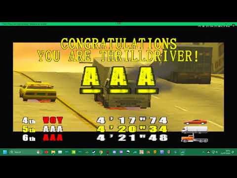 MAME 267 KONAMI VIPER BUILD - THRILL DRIVE 2 ALL TRACKS 4K UHQ UK ARCADES 2024