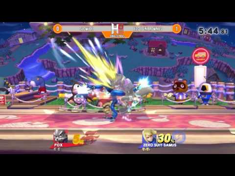 Hidden Bosses 6.0 Singles Pools: Slowjoe (Fox) vs. E2C l Unibrownies (Zero Suit Samus)
