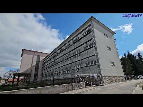 Skela na Gimnaziji Gospić - Energetska obnova - Ožujak 2025.