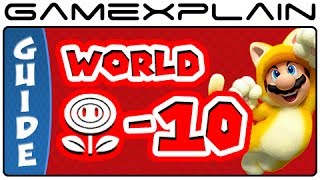 Super Mario 3D World - World Flower-10 Green Stars & Stamp Locations Guide & Walkthrough