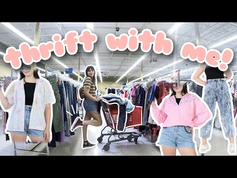 THRIFT WITH ME at Value Village! | Accidentally Thrifting an 80s Wardrobe | Haul & Try On