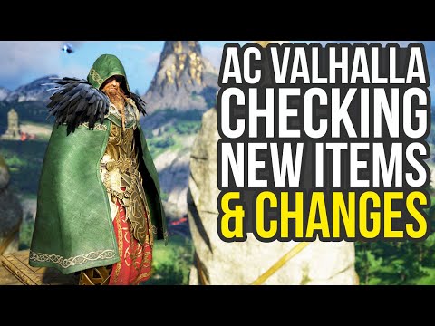 Checking New Items & Changes In Assassin's Creed Valhalla Dawn Of Ragnarok (AC Valhalla March 22)