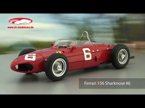 Thumbnail for ck-modelcars-video: Richie Ginther Ferrari 156 Sharknose #6 3rd Belgien GP Formel 1 1961 CMR by Ferrari, Car
