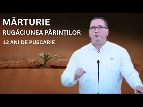 O MARTURIE CUTREMURATOARE - DANIEL GRADINARU  EU N-AM STIUT ISUSE CA TRAIESTI •RUGACIUNEA PARINTILOR