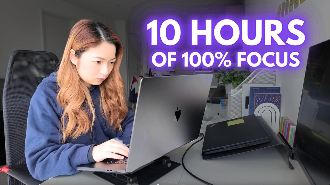 How I work 10 Hours a Day with 100% Focus
