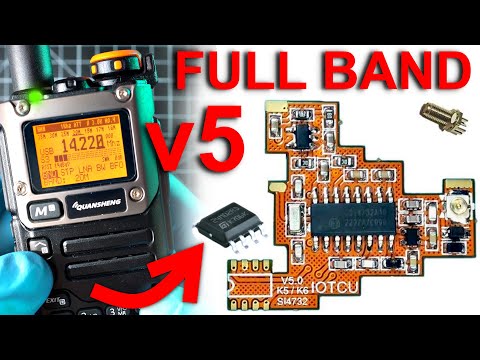 FULL BAND HF v5 Mod - Quansheng UV-K5 (Si4732 chip) TUTORIAL
