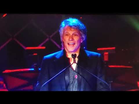 Southside Johnny gets inducted into the NJ Hall of Fame by Jon Bonjovi 10/27/19 Asbury Park NJ