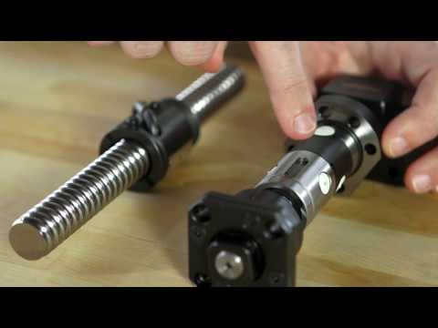 Part of a video titled Identifying Your Ball Screw Assembly. And Lead vs pitch - YouTube