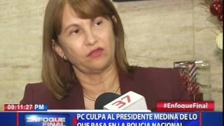 PC culpa al presidente Medina de lo que pasa en la Policía Nacional
