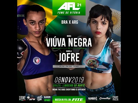 AFL 21 Brasil - Maria Viúva Negra (BRA) x Daniela Jofre (ARG)
