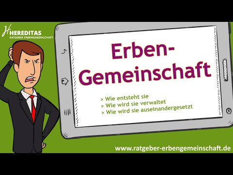 Erbengemeinschaft - In 3 Minuten einfach erklärt!