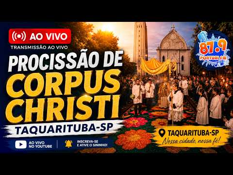 Procissão de Corpus Christi de Taquarituba - SP 2026