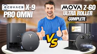 Mova Z60 Ultra Roller Complete vs Ecovacs X9 Pro Omni — One Clearly Wins