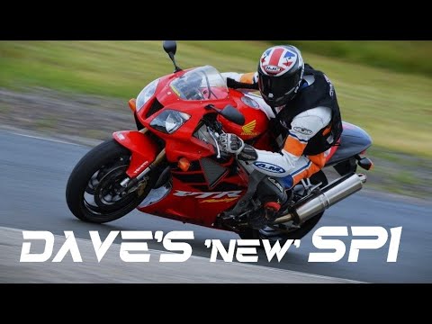 Dave's 'new' SP1. Test riding the Homologation special RC51 HRC World Superbike. Road ride and setup